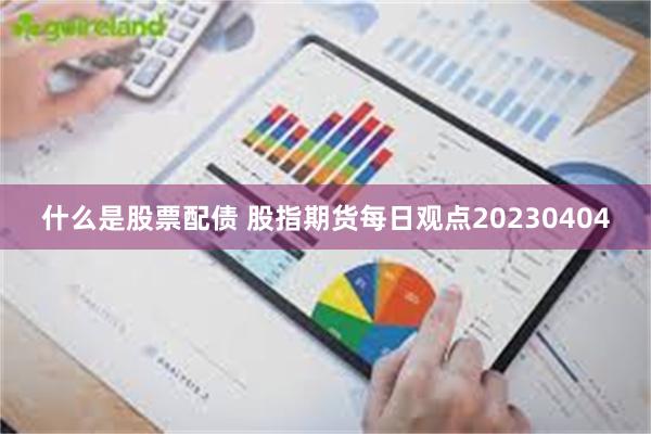 什么是股票配债 股指期货每日观点20230404