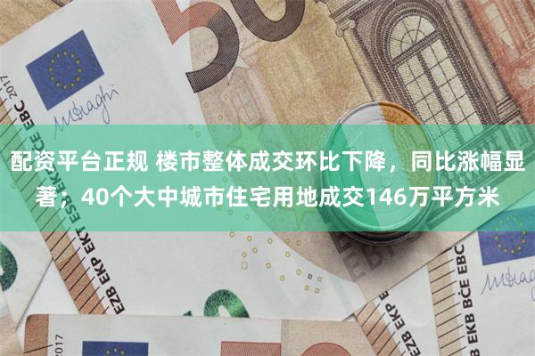 配资平台正规 楼市整体成交环比下降，同比涨幅显著；40个大中城市住宅用地成交146万平方米