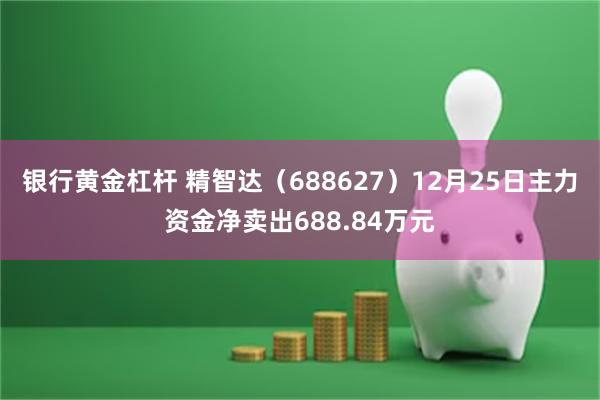 银行黄金杠杆 精智达（688627）12月25日主力资金净卖出688.84万元