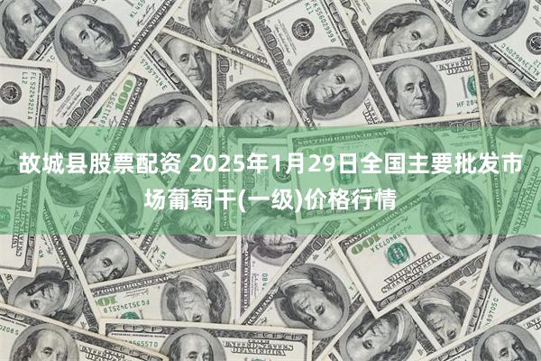 故城县股票配资 2025年1月29日全国主要批发市场葡萄干(一级)价格行情