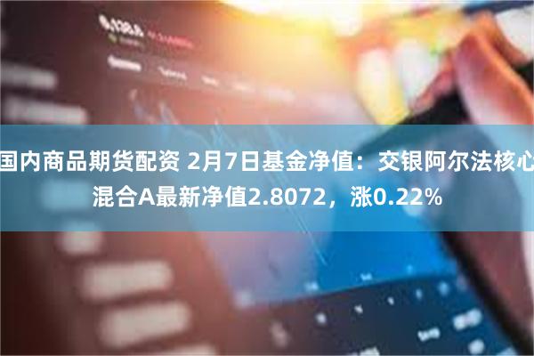 国内商品期货配资 2月7日基金净值：交银阿尔法核心混合A最新净值2.8072，涨0.22%